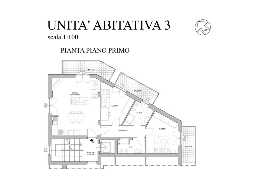 Trilocale nuova costruzione