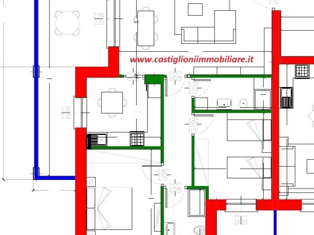 Trilocale di mq. 115,50 ca.