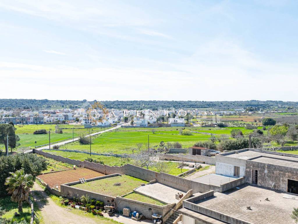 Vista della proprietà da drone