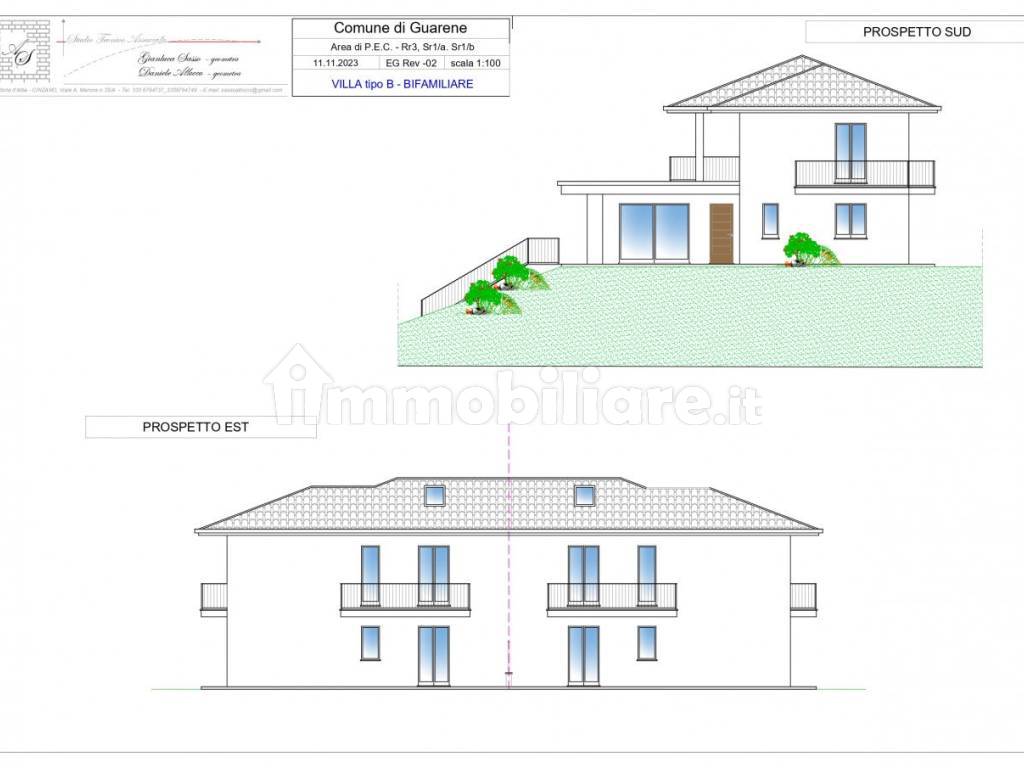 villa b   prospetti sud ed est page 0001