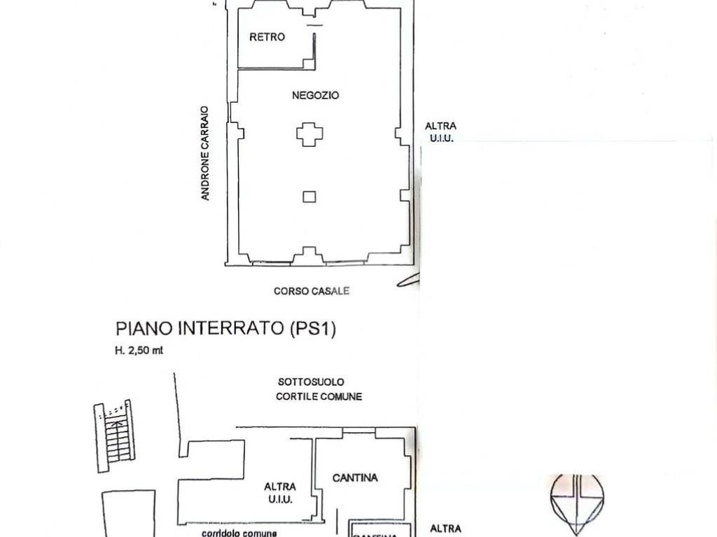 Planimetria Corso Casale 210 A - 1
