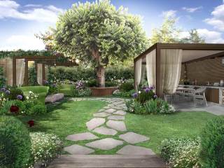 rendering giardino