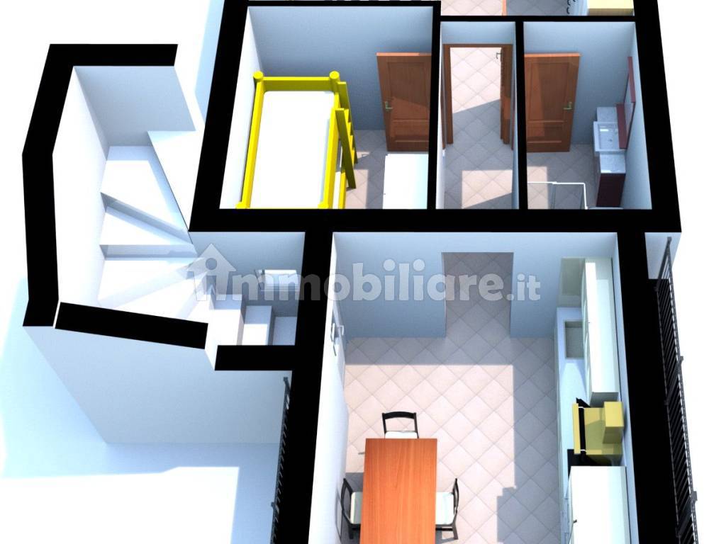 Rendering 3D interno