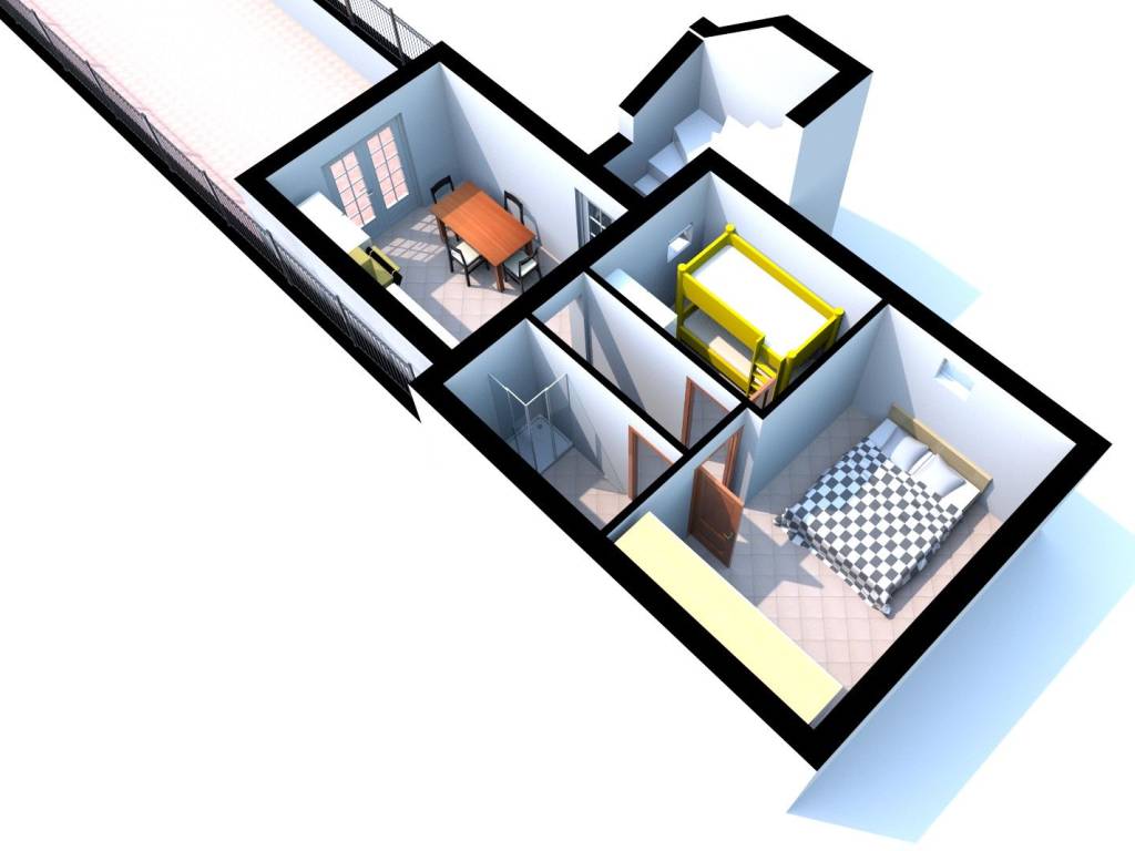 Rendering 3D interno