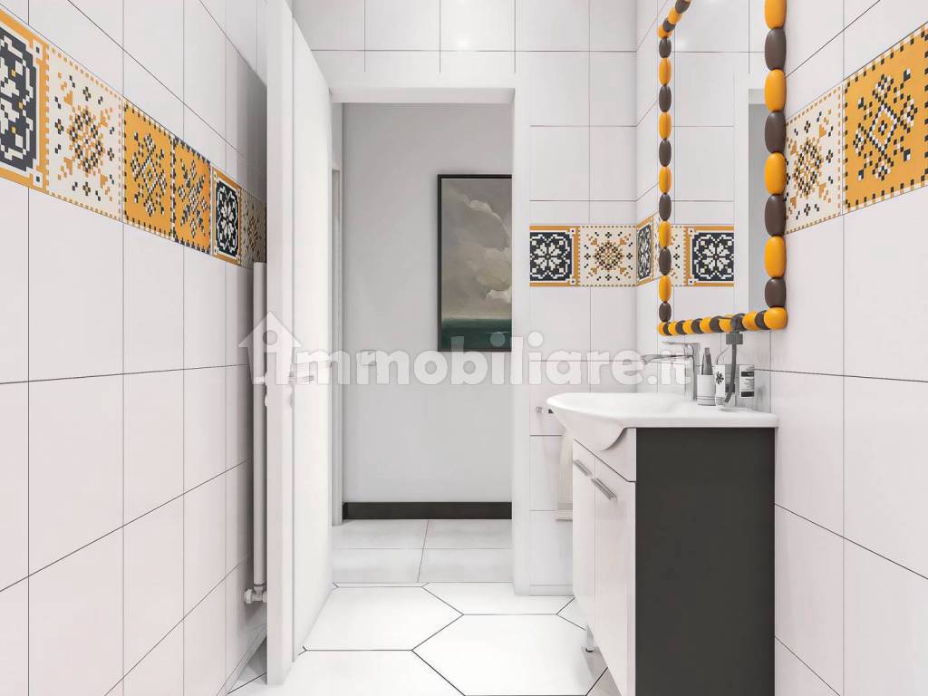 Rendering bagno secondario