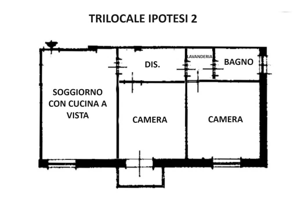 Trilocale ipotesi 2