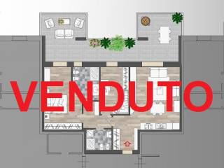 Trilocale Nuovo con Doppio Terrazzo