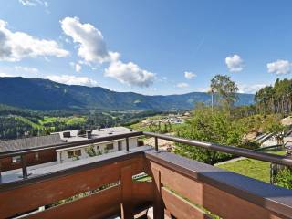 Ausblick Balkon