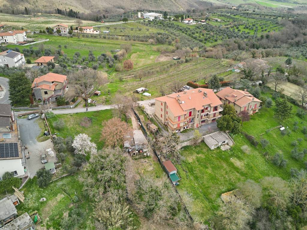 vista dall'alto terreno