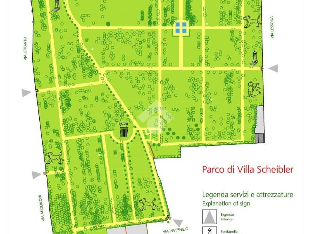 Mappa-Parco-Villa-Scheibler