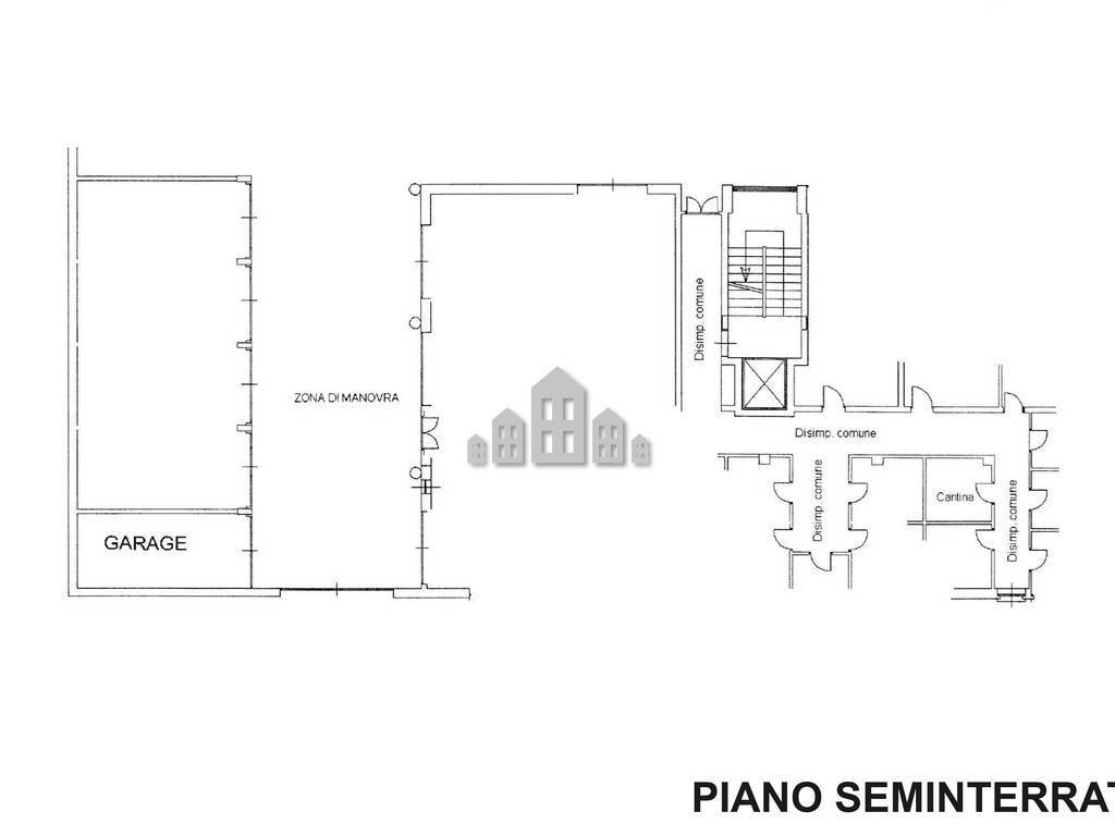 planimetria piano seminterrato