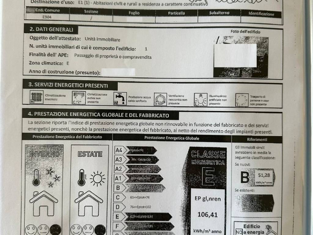 certificazione energetica