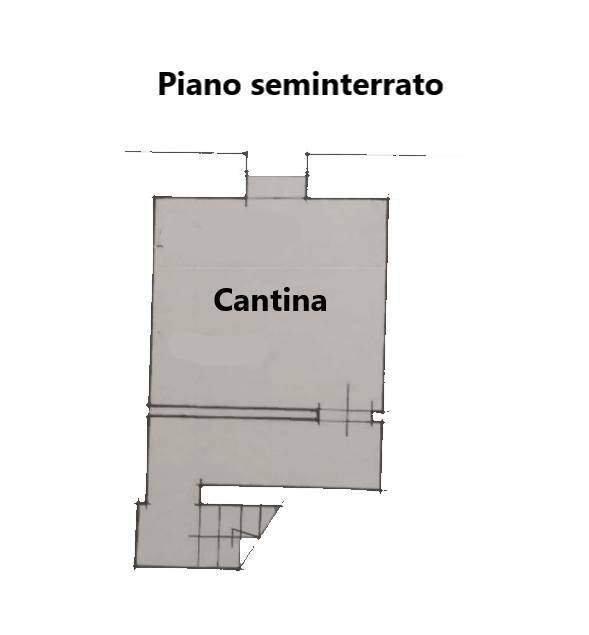 Planimetria Cantina seminterrata