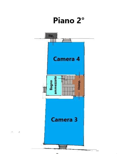 Planimetria piano 2°