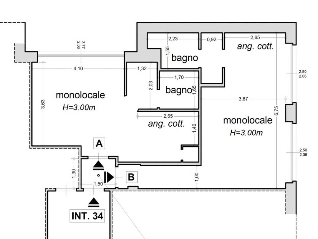 monolocale "A"