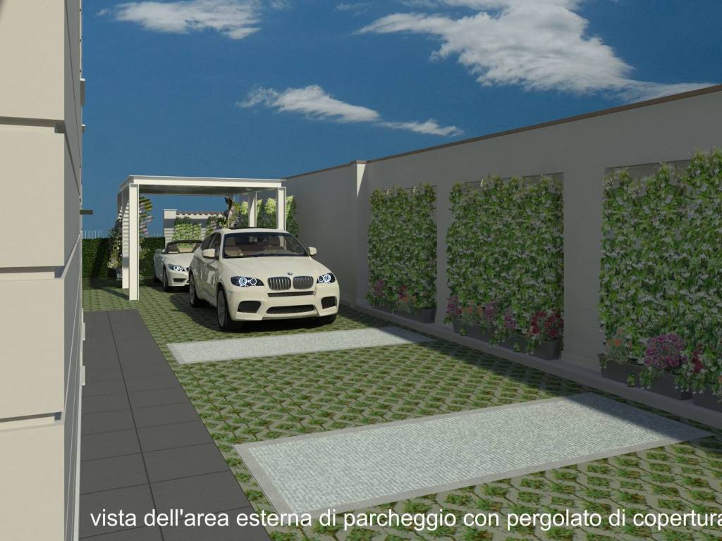 Ipotesi pergola per parcheggio