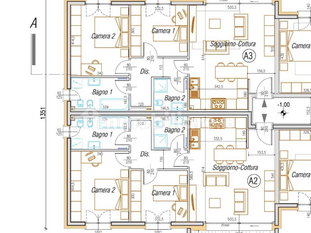 Appartamenti A2 e A3 piano terra