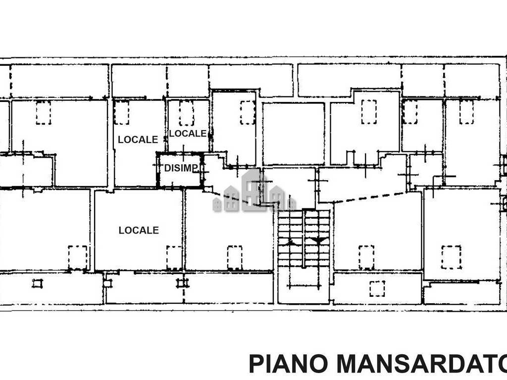 Planimetria piano mansardato