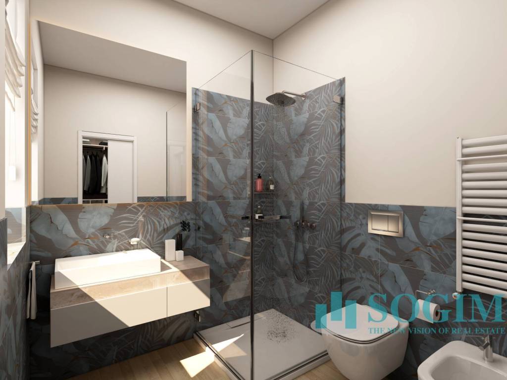 Render bagno camera matrimoniale