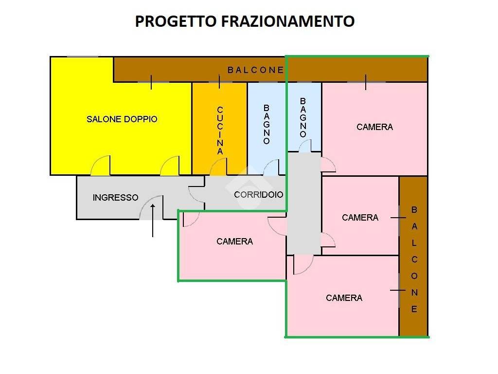 planimetria (progetto frazionamento)