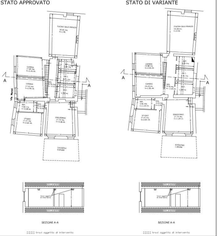 Appartamento da ristrutturare, primo piano, centro, città della pieve