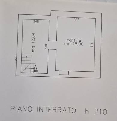 PLANIMETRIA PIANO INTERRATO 