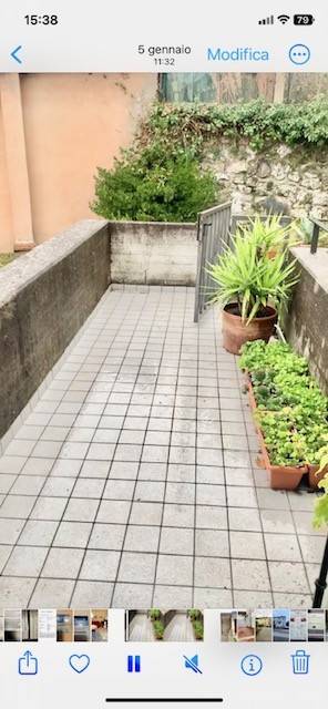 terrazzo sull'ingresso