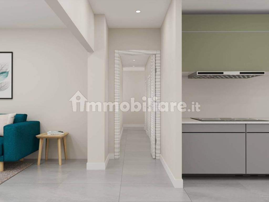 Soggiorno/Cucina render