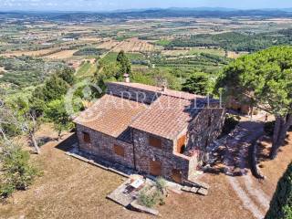 Casale panoramico con azienda agricola a Suvereto