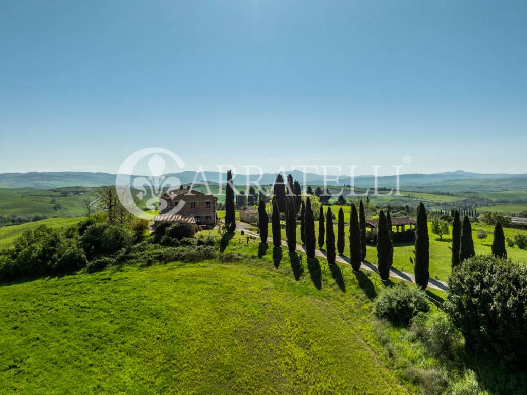 Casale in Pietra panoramico a San Quirico d Orcia