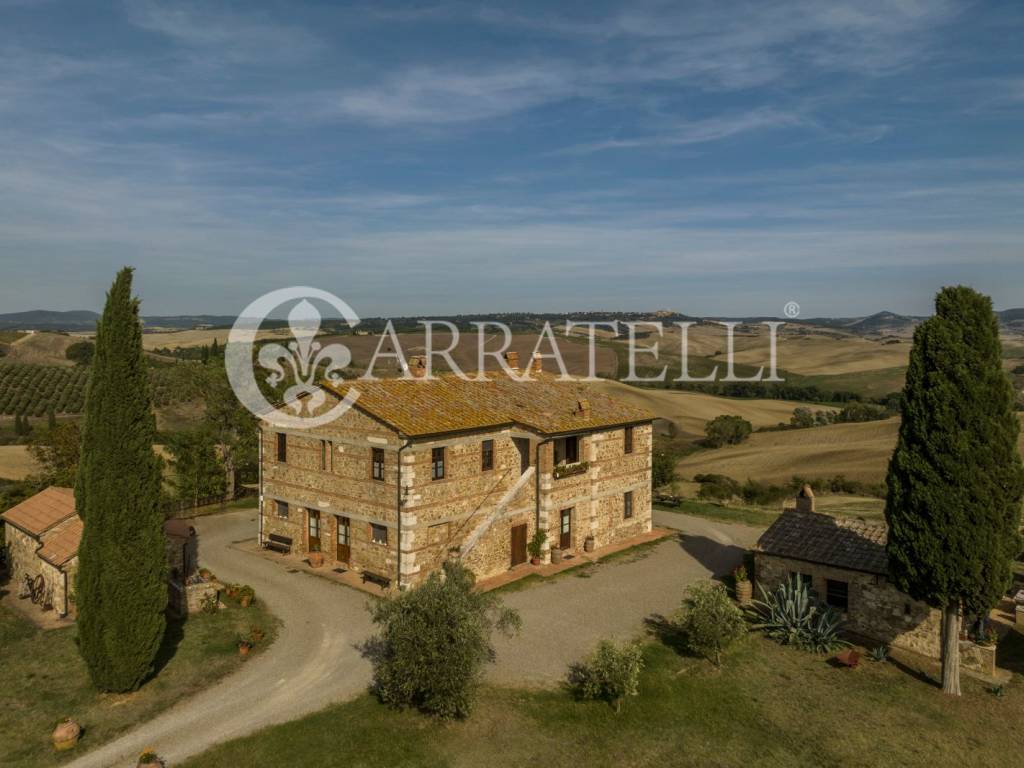 Casale in Pietra panoramico a San Quirico d Orcia