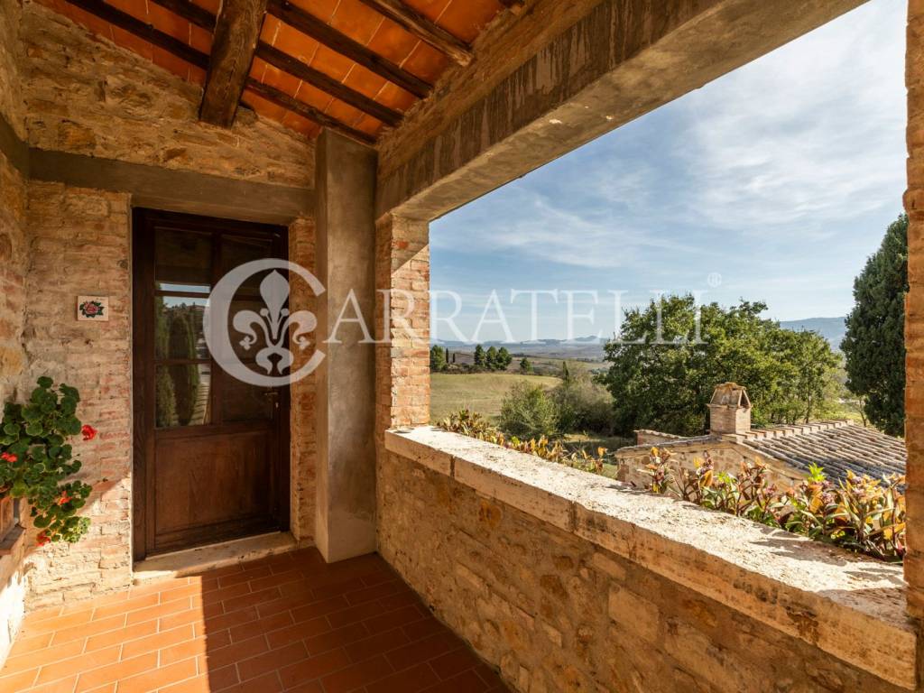 Casale in Pietra panoramico a San Quirico d Orcia