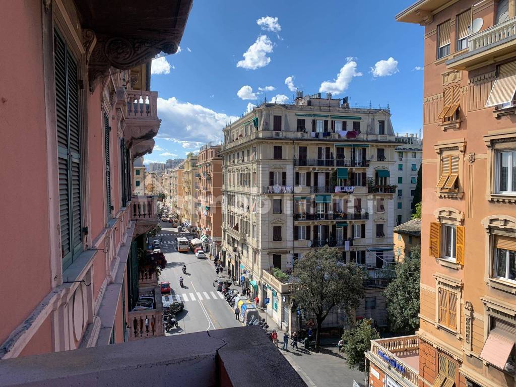 vista dal balcone