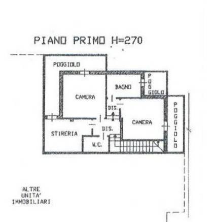 piantina piano primo 1