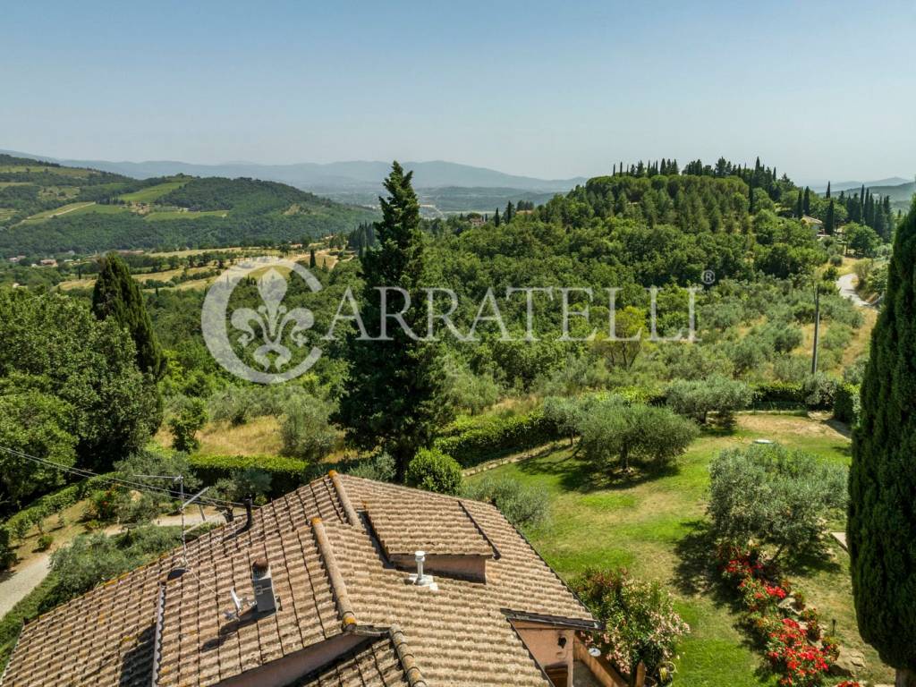 Villa con piscina sulle colline di Capolona