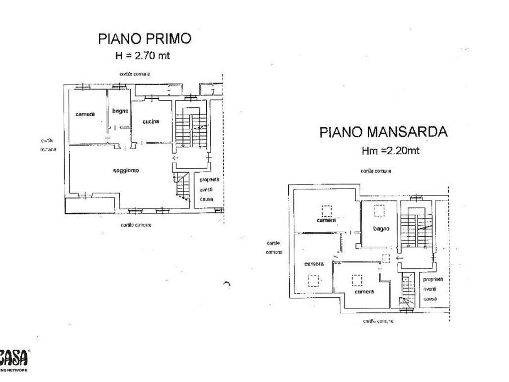 pln piano primo e mansarda