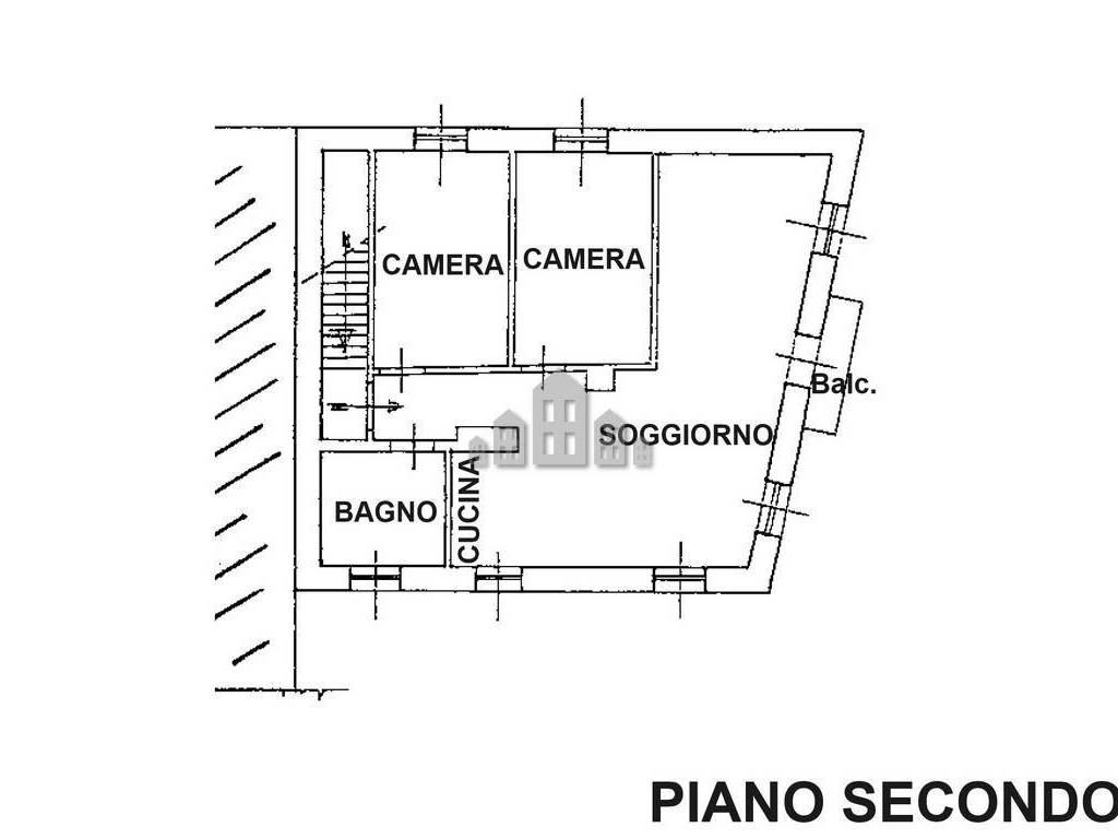 Planimetria secondo piano