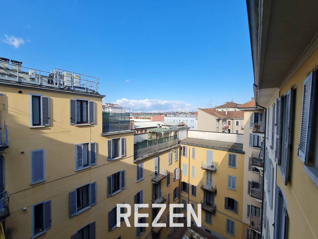 vista dal balcone della cucina