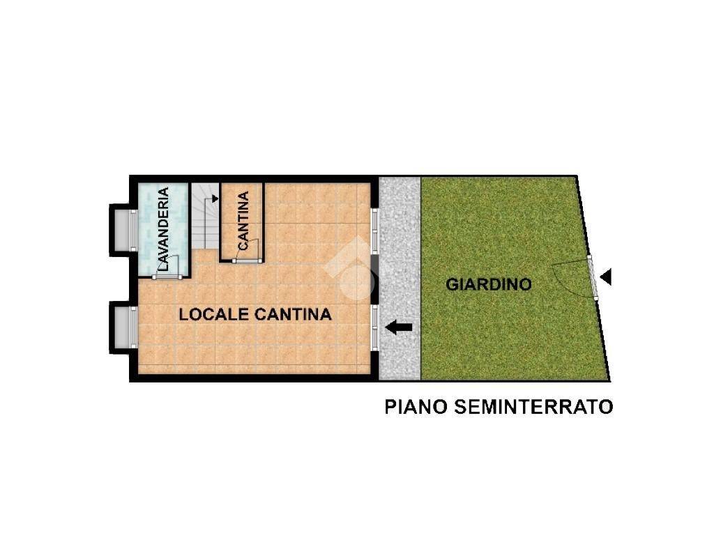 planimetria piano seminterrato