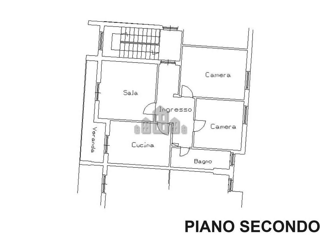 Planimetria piano secondo