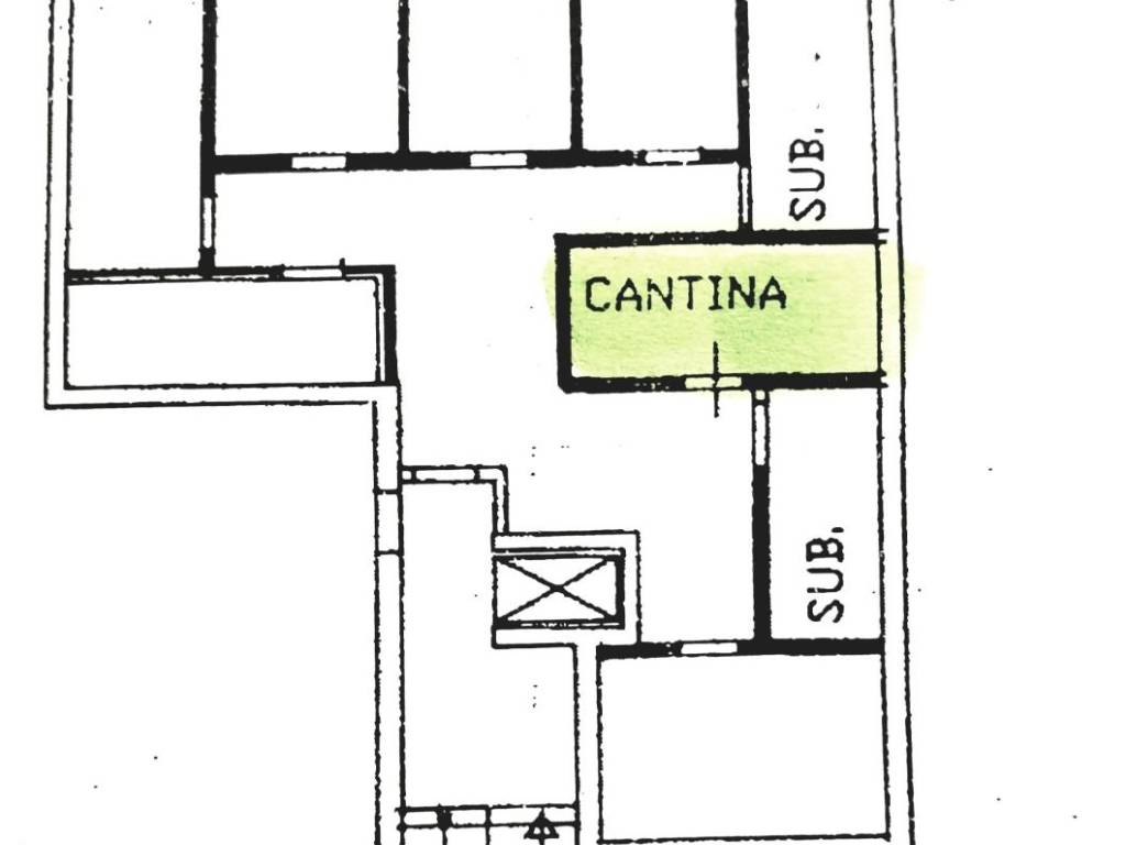 planimetria cantina