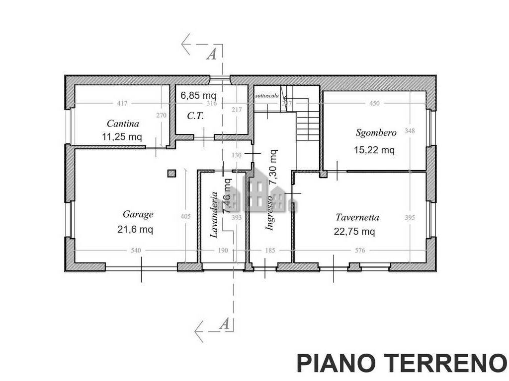 planimetria piano terreno