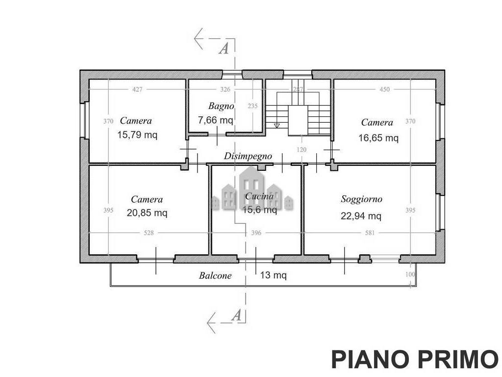 planimetria piano primo