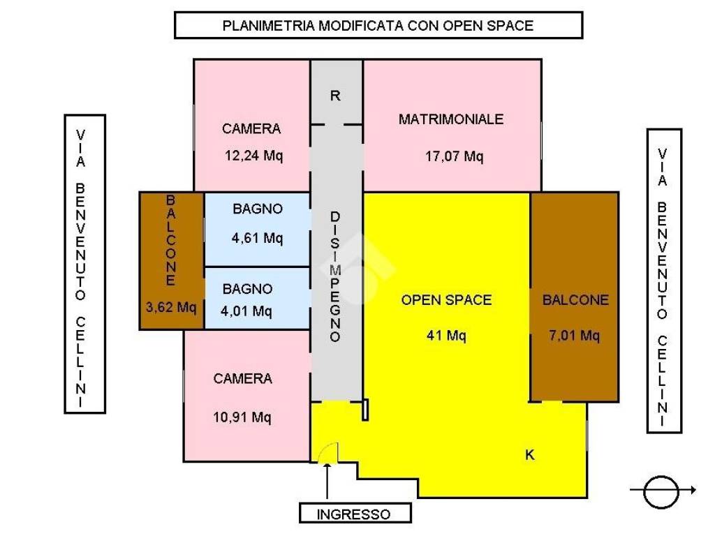 piantina CON OPEN SPACE 1