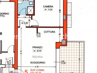 Appartamento 5 piano terra lato mare