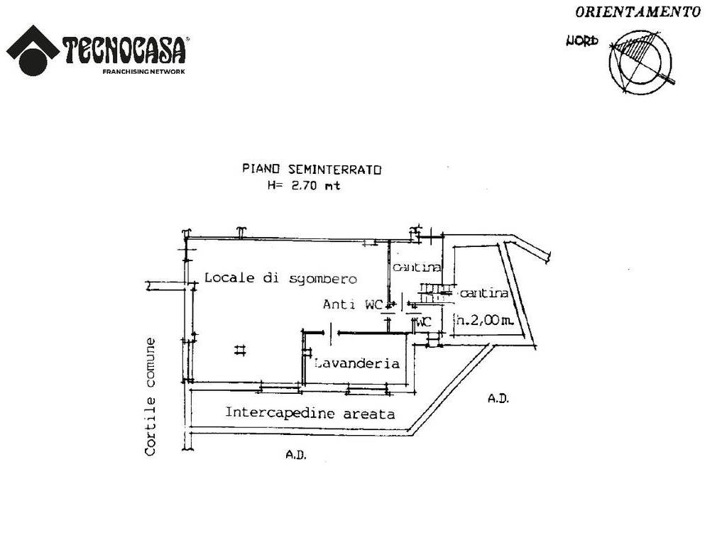 PLN SEMINTERRATO MARCHIO