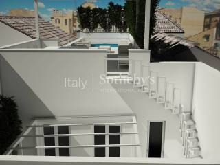 Rendering della terrazza