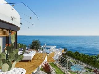 Parziale contesto con vista mare