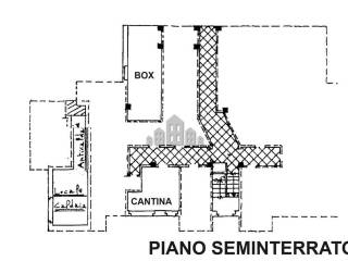 Planimetria piano seminterrato