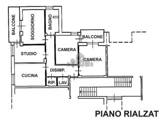 Planimetria piano rialzato